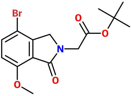(image for) MC085026 tert-Butyl 2-(4-bromo-7-methoxy-1-oxo-2,3-dihydro-1H-isoindol-2-yl)acetate